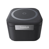 Incarcator wireless Baseus (P10264100123-00), Cube Shape, MagSafe, Qi, Type-C, 25W, negru