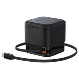 Incarcator wireless Baseus (P10264100123-00), Cube Shape, MagSafe, Qi, Type-C, 25W, negru