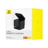 Incarcator wireless Baseus (P10264100123-00), Cube Shape, MagSafe, Qi, Type-C, 25W, negru