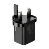Incarcator retea Baseus Super Si (Ccsup-K01), UK Plug, Type-C, Incarcare rapida 20W, negru