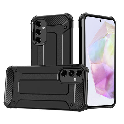 Husa pentru Samsung Galaxy A35 5G, Techsuit Hybrid Armor, negru
