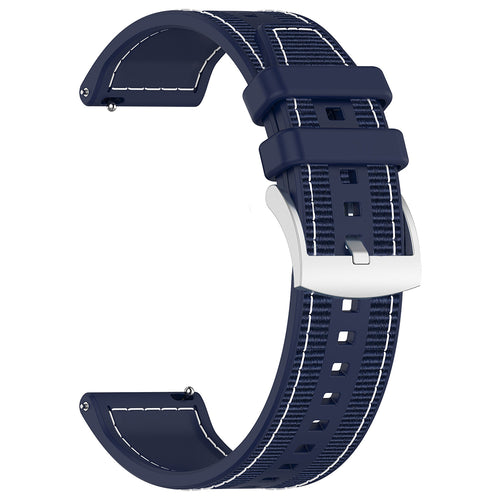 Curea pentru Garmin Venu 2, Techsuit Watchband 22mm (W051), bleumarin
