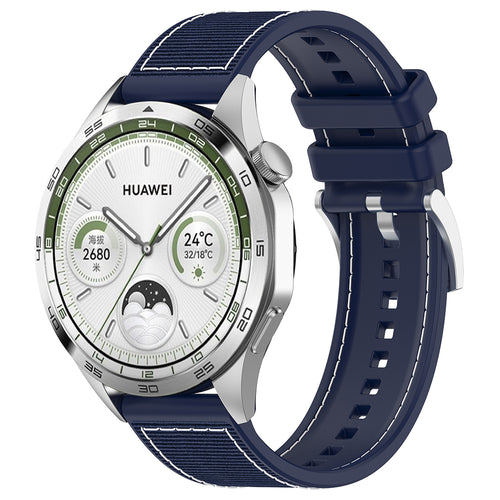 Curea pentru Garmin Venu 2, Techsuit Watchband 22mm (W051), bleumarin
