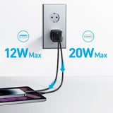 Incarcator retea Anker 323 (A2331G11), Type-C, USB, Incarcare rapida, 33W, negru