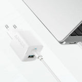 Incarcator retea Anker 323 (A2331G21), Type-C, USB, 33W, Alb