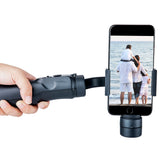 Gimbal Techsuit Phone Gimbal (H4), cu 3 Axis Handheld, Joystick, Micro-USB, 6.1inch Max, Aliaj aluminiu, 2200mAh, negru