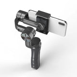 Gimbal Techsuit Phone Gimbal (H4), cu 3 Axis Handheld, Joystick, Micro-USB, 6.1inch Max, Aliaj aluminiu, 2200mAh, negru