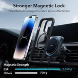 Husa pentru iPhone 15 Pro, ESR Classic Hybrid HaloLock, gri