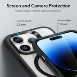 Husa pentru iPhone 15 Pro, ESR Classic Hybrid HaloLock, gri