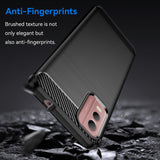 Husa pentru Nokia C32, Techsuit Carbon Silicone, albastru