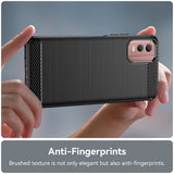 Husa pentru Nokia C32, Techsuit Carbon Silicone, albastru