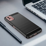 Husa pentru Nokia C32, Techsuit Carbon Silicone, albastru