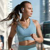 Casti wireless Anker SoundCore AeroFit Pro (A3871G61), pentru Sport, Bluetooth, Rezistent la apa, albastru