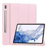 Husă tabletă pentru Samsung Galaxy Tab S11 Ultra / Tab S12 Ultra, Techsuit Flex Trifold with Pencil Holder, Roz