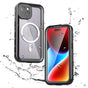 Husa pentru iPhone 15, ShellBox Waterproof IP68 MagSafe Case, negru