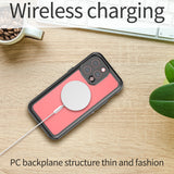 Husa pentru iPhone 15 Pro Max, ShellBox Waterproof IP68 MagSafe Case, negru