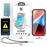 Husa pentru iPhone 15 Pro Max, ShellBox Waterproof IP68 MagSafe Case, negru