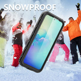Husa pentru Samsung Galaxy A54, ShellBox Waterproof IP68 Case, negru