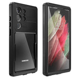 Husa pentru Samsung Galaxy S23 Ultra, ShellBox Waterproof IP68 Case, negru