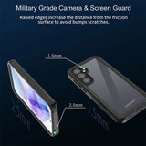 Husa pentru Samsung Galaxy A55 5G, ShellBox Waterproof IP68 Case, negru