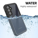 Husa pentru Samsung Galaxy A55 5G, ShellBox Waterproof IP68 Case, negru
