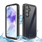 Husa pentru Samsung Galaxy A55 5G, ShellBox Waterproof IP68 Case, negru