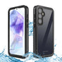 Husa pentru Samsung Galaxy A55 5G, ShellBox Waterproof IP68 Case, negru