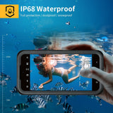 Husa pentru Samsung Galaxy A35 5G, ShellBox Waterproof IP68 Case, negru