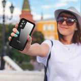 Husa pentru Samsung Galaxy A25 5G, ShellBox Waterproof IP68 Case, negru