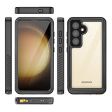 Husa pentru Samsung Galaxy S24 Plus, ShellBox Waterproof IP68 Case, negru