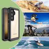 Husa pentru Samsung Galaxy S24 Plus, ShellBox Waterproof IP68 Case, negru