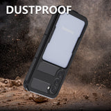 Husa pentru Samsung Galaxy S23 Plus, ShellBox Waterproof IP68 Case, negru
