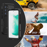 Husa pentru Samsung Galaxy S23, ShellBox Waterproof IP68 Case, negru
