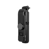 Selfie stick Techsuit Mini (L11s), Stable Tripod cu Bluetooth Telecomanda si LED Light, 75cm, negru