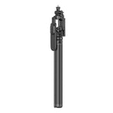 Selfie stick Techsuit (C05), Large Ajustable Tripod cu Bluetooth Telecomanda, 360, Aluminium Alloy, 205cm, negru