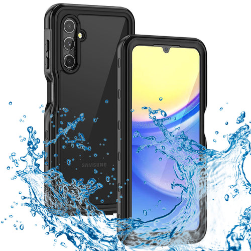 Husa pentru Samsung Galaxy A15 4G, ShellBox Waterproof IP68 Case, negru