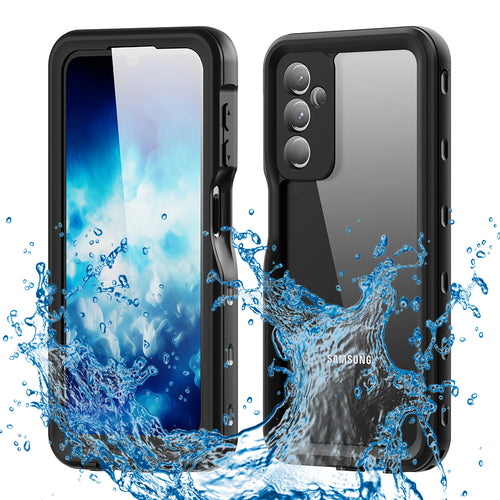 Husa pentru Samsung Galaxy A25 5G, ShellBox Waterproof IP68 Case, negru