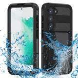 Husa pentru Samsung Galaxy S23, ShellBox Waterproof IP68 Case, negru