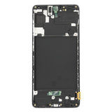 OEM Display Touchscreen cu Frame (19908), Samsung Galaxy A71 4G (SM-A715), Negru