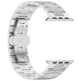 Curea pentru Apple Watch SE 40mm, Techsuit Watchband 32mm (W052), argintiu
