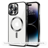 Husă pentru iPhone 17 Pro Max / iPhone 18 Pro Max, Techsuit Luxury Crystal MagSafe, Neagră