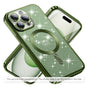 Husă pentru iPhone 17 Pro Max / iPhone 18 Pro Max, Techsuit Luxury Glitter MagSafe, Verde