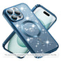 Husa pentru Samsung Galaxy A27 5G, Techsuit Lux Glitter MagSafe, bleu