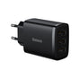 Incarcator retea Baseus Compact (CCXJ020101), Universal Compatibility, 3 x USB, 17W, 5V, negru