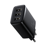 Incarcator retea Baseus Compact (CCXJ020101), Universal Compatibility, 3 x USB, 17W, 5V, negru