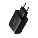 Incarcator retea Baseus Compact (CCXJ020101), Universal Compatibility, 3 x USB, 17W, 5V, negru