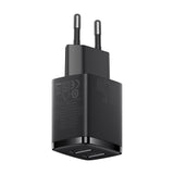 Incarcator retea Baseus (CCXJ010201), 2 x USB, 10.5W, 5V/ 2A, Polycarbonate, negru