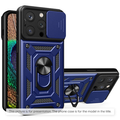 Husă pentru Samsung Galaxy S25 FE / S26 FE, Techsuit CamShield Series, Albastră