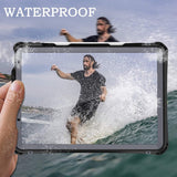 Husa tableta pentru iPad Air 4 2020 10.9, ShellBox Waterproof IP68, negru