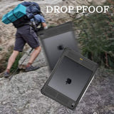Husa tableta pentru iPad Air 4 2020 10.9, ShellBox Waterproof IP68, negru